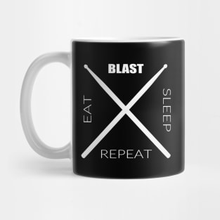 Eat blast sleep repeat Mug